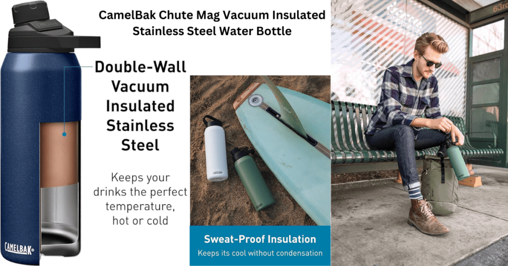 CamelBak Chute Mag Vacuum Insulated Stainless Steel Water Bottle, top 10 insulated water bottles