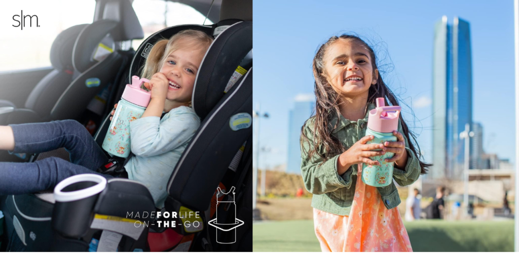 Simple Modern Kids Water Bottle with Straw Lid | Insulated Stainless Steel Reusable Tumbler