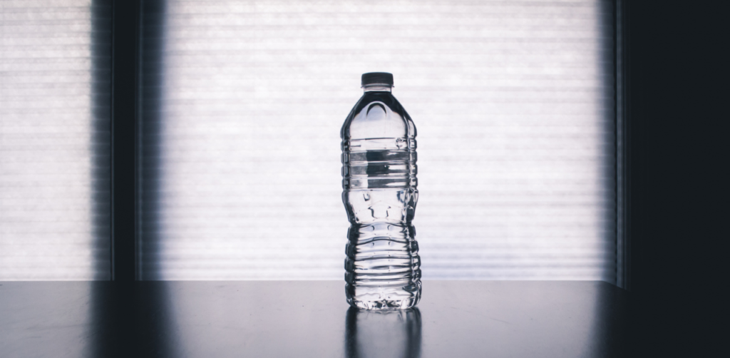 water bottle of 1.5 litter filled with water