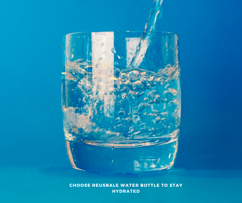 a glass of pure water
