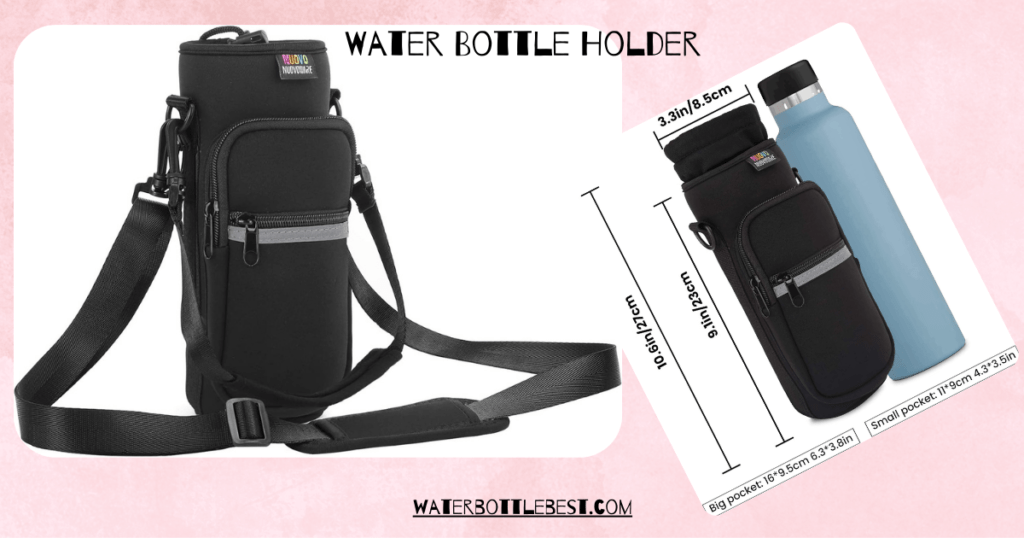 water bottle holder black color